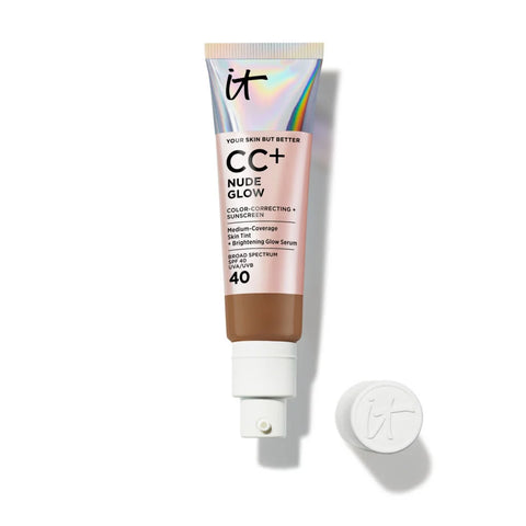 CC+ Nude Glow Lightweight Foundation + Glow Serum with SPF 40