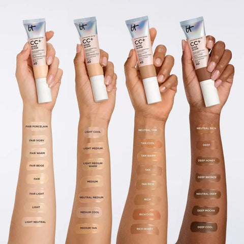 CC+ Nude Glow Lightweight Foundation + Glow Serum with SPF 40