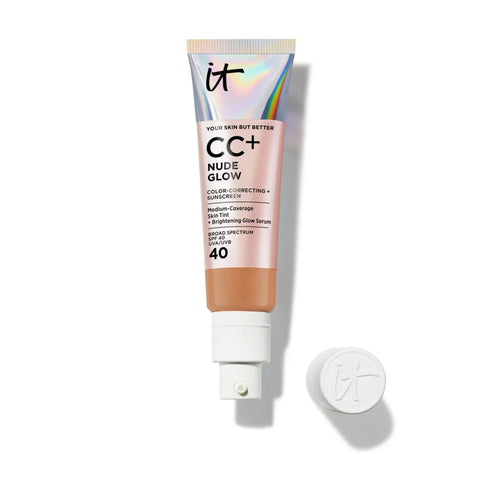 CC+ Nude Glow Lightweight Foundation + Glow Serum with SPF 40