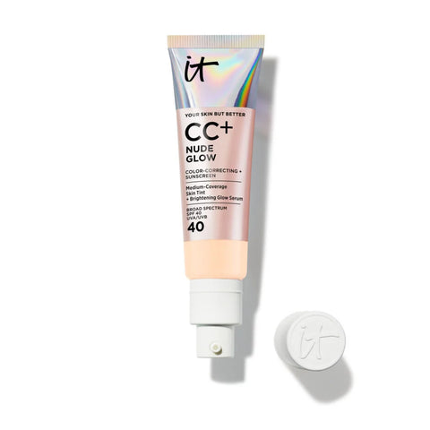 CC+ Nude Glow Lightweight Foundation + Glow Serum with SPF 40