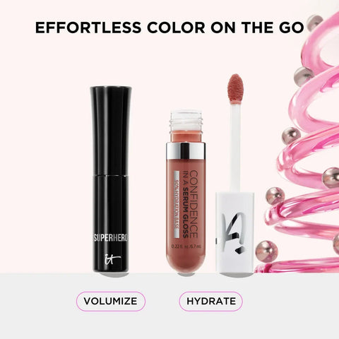 Unwrap Effortless Color Mascara & Lip Gloss Makeup Gift Set
