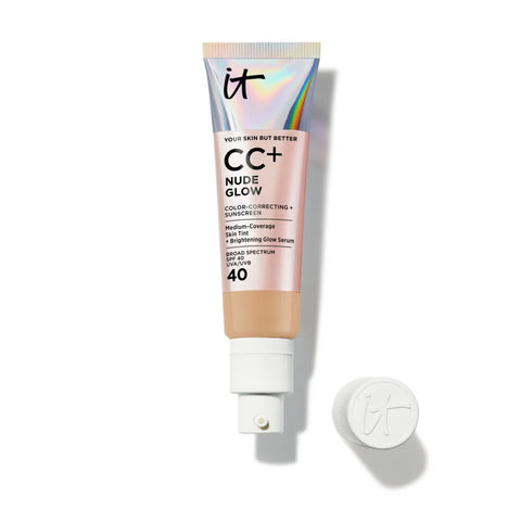 CC+ Nude Glow Lightweight Foundation + Glow Serum with SPF 40