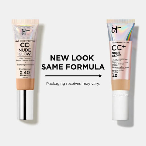 CC+ Nude Glow Lightweight Foundation + Glow Serum with SPF 40