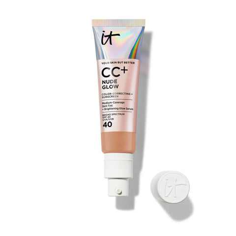 CC+ Nude Glow Lightweight Foundation + Glow Serum with SPF 40